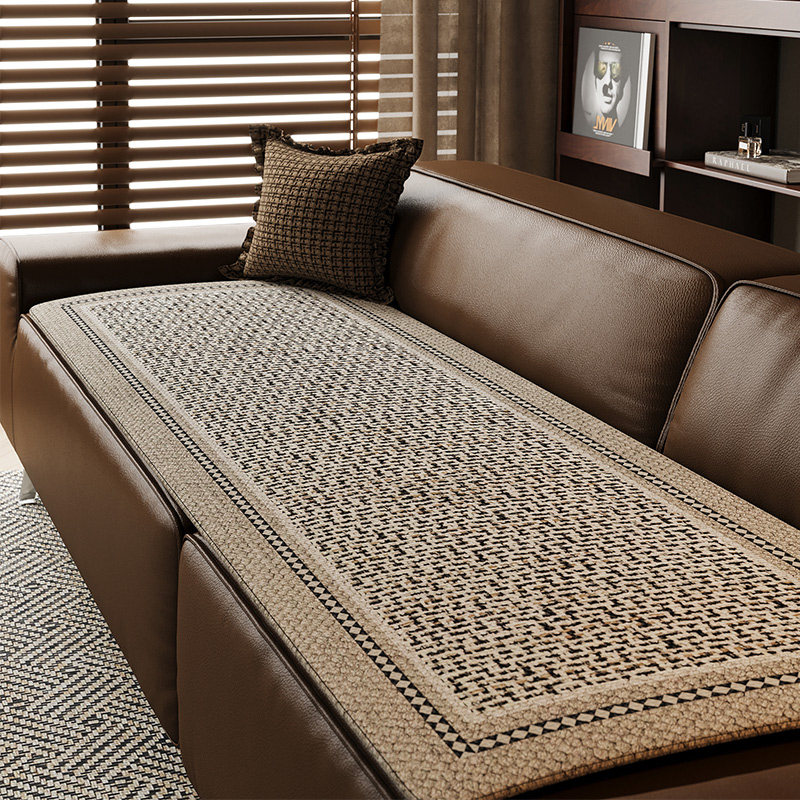 2024新款夏季冰m丝沙发垫透气凉感坐垫高级感防滑座椅垫子可定制,居家布艺,沙发垫,淘宝优惠券,粉丝福利购,淘宝优惠卷