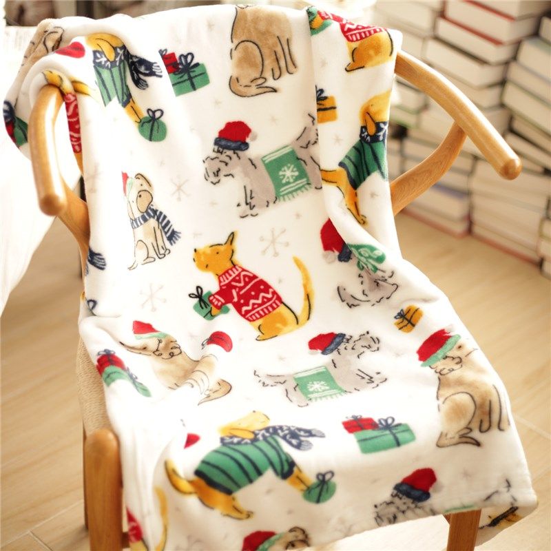 圣诞风小毛毯盖腿办公室午睡毯子A可收纳猫咪宠物毯秋冬床单礼品,床上用品,休闲毯/毛毯/绒毯,淘宝优惠券,粉丝福利购,淘宝优惠卷