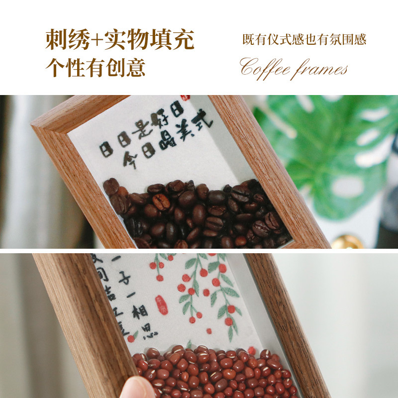 布丁多多刺绣手工diy材料包自绣暴富相框画家居迷你摆件创意礼物