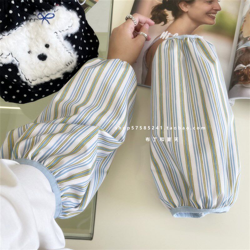 可爱套袖外套大衣羽绒服袖子保护套办公女士防水防脏防污渍袖套