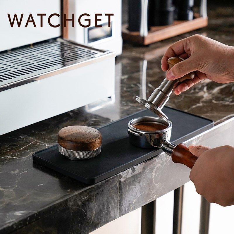 精选watchget咖啡压粉垫吧台垫手冲垫压粉布粉垫桌面垫子硅胶防滑