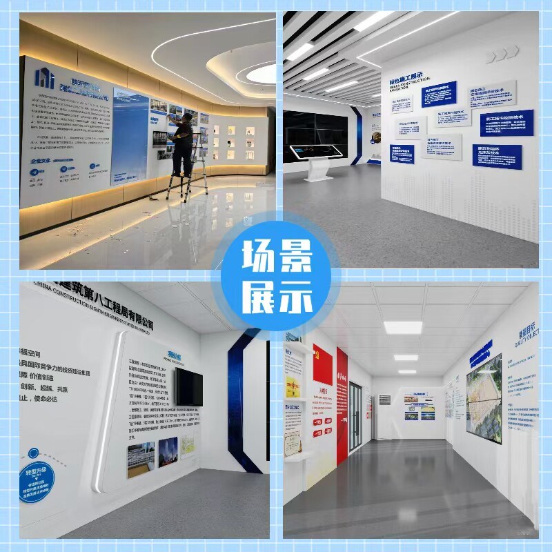 来图定制展厅壁画背景墙装饰壁纸油画布打印宣绒布uv无缝墙布自粘