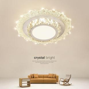 走廊水晶灯走廊灯轻奢风简约现代入户玄关门厅衣帽间阳台灯吸顶灯