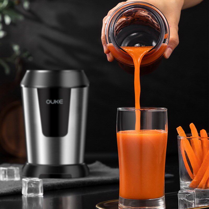 欧科榨汁机家用小型便携式榨汁杯电动水果蔬料理机OUKE JUICER