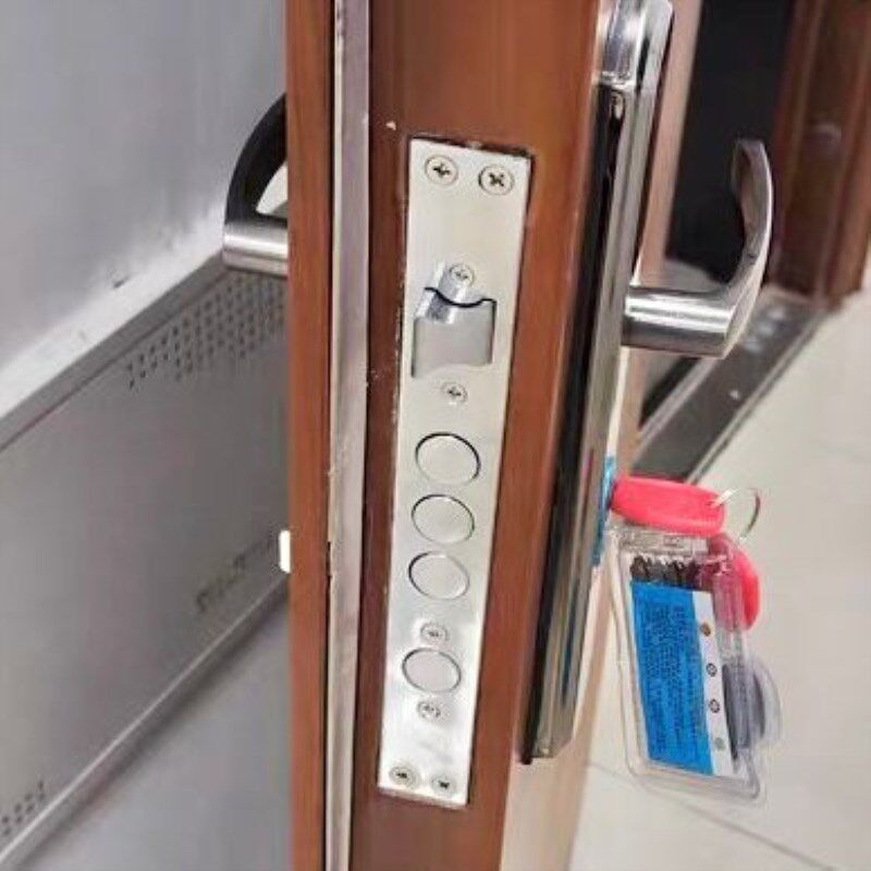 圆柱锁体木门通用型防盗门机械锁体方头锁体大门锁心不锈钢铁门