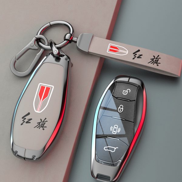红旗h5钥匙套2023款hs5高档h9 hs7新款专用男士hq9汽车h6专用壳扣