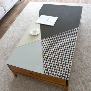 简约现代茶几垫防水防烫免洗家用皮革桌布客厅电视柜防尘垫餐桌垫