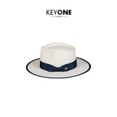 KEYONE2025新款 手工编织爵士礼帽遮阳草帽春夏帽 女款 经典 时尚