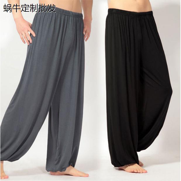 莫代尔太极裤大码宽松灯
