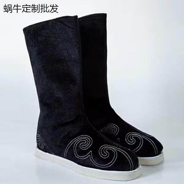 古装汉服靴子成人黑色男