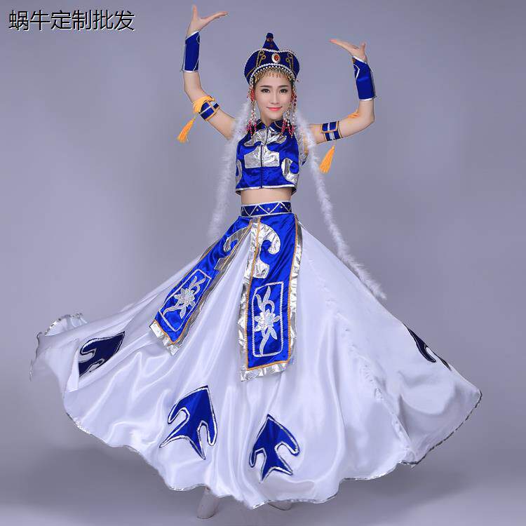 2019新款蒙古族服装鸿雁