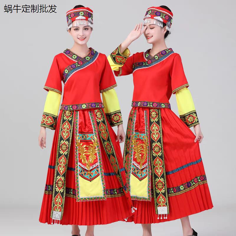 广西三月三壮族演出服苗