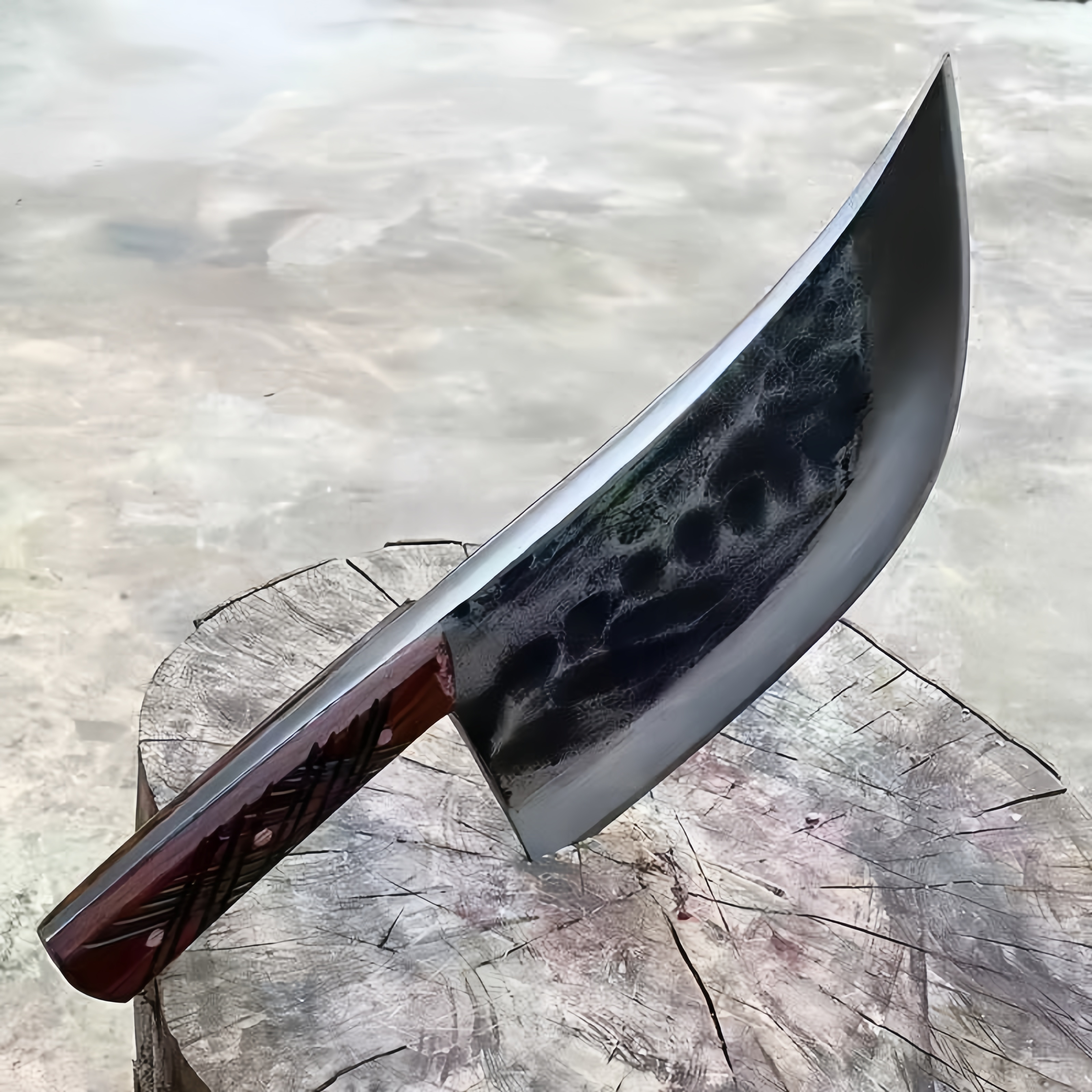 斩骨刀锋利耐用锻打砍骨刀手工作