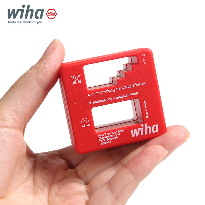 优选wiha威汉加磁器大号螺丝刀充磁器批头强磁铁磁化器消磁退磁器