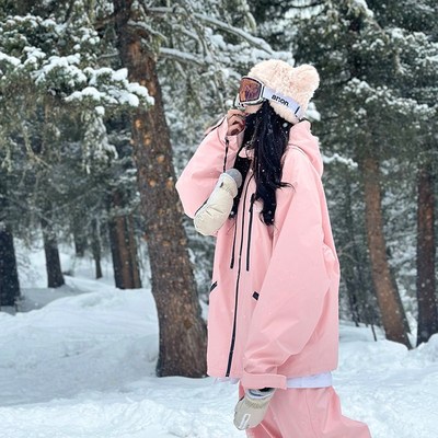 ZACHARIAH 新款机能风baby色滑雪服防水单板双板专业滑雪外套