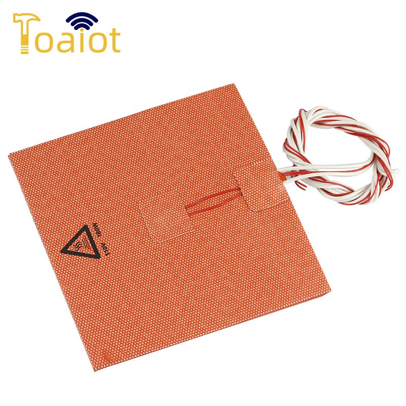 3D打印机配件 150mm*150mm110V 180W进口热床硅胶垫 带背胶耐高温