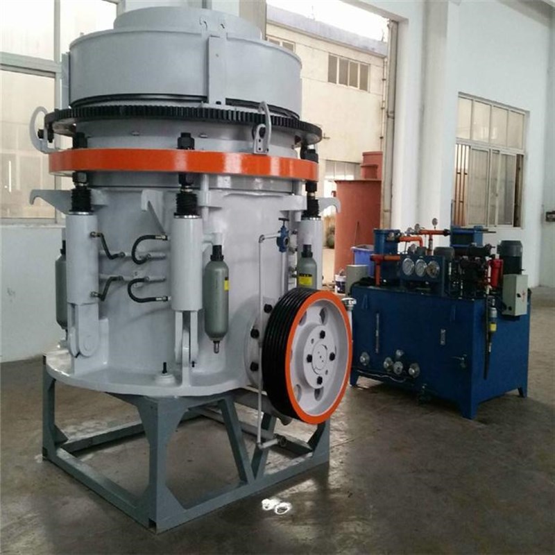 圆锥破破碎机采用的是物料分层选择破碎破碎腔填满给料,玄武岩