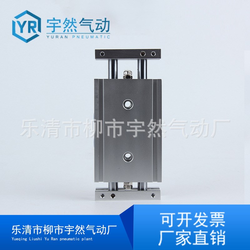 SMC型双杆双轴双出精密滑台气缸CXSW6/10/15/20/25大推力小型气动