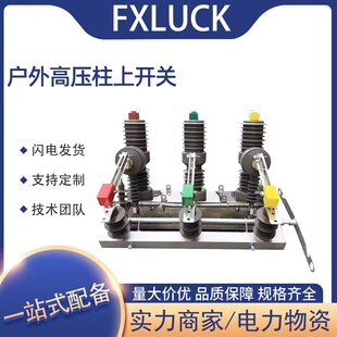 ZW32-12G/630A-25户外高压真空断路器10kv手动带隔离柱上分界开关