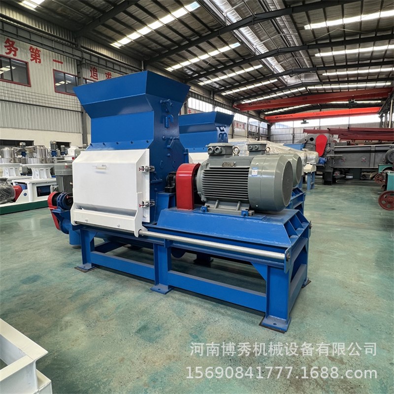 大产量原木竹子粉碎机破碎机水滴式 玉米芯棉花杆粉碎设备 可试机