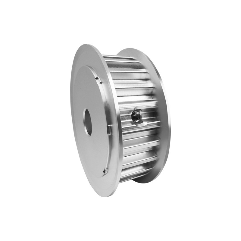 同步带轮  S8MAF型50齿带宽30  5M高速模组镀镍同步带齿轴皮带轮