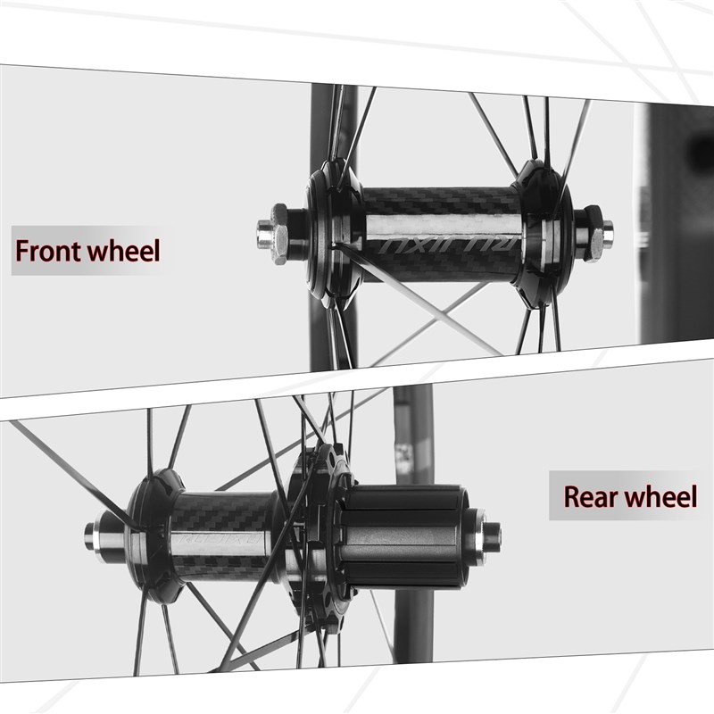 高密度690响700c公路车轮组30/40/50mm框高2:1编法V/C碟刹轮组