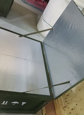 绿色仪器木箱防潮包装箱仓储物流搬运箱子重型器械包装多功能箱