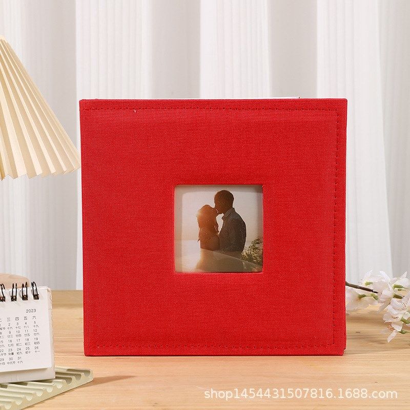 德川  6寸200圆背纸芯插页式相册 家庭 儿童成长纪念册  跨境