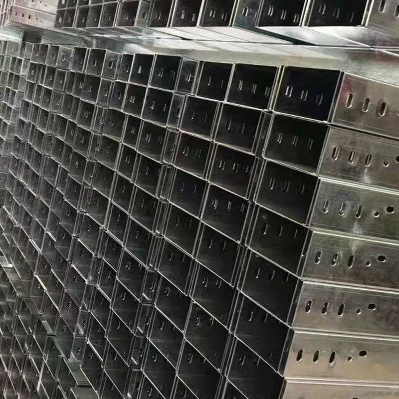 多孔托盘式竖井镀锌桥架走线架镀锌防火不锈钢多孔桥架托盘式桥架