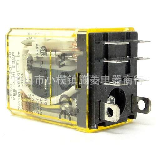 IDEC和泉 中间继电器RM2S-UL小8脚RH2B-UL大8脚RY4S-UL小14脚RH4B