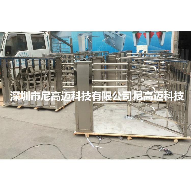 园林景区出口排队单向转闸门 车站分流疏状门单向旋转门半高滚闸