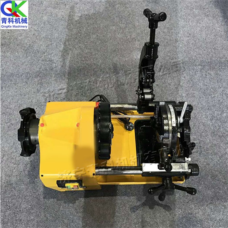 小型管材套丝机 可移动便携式螺纹加工机 全自动锥管螺纹丝成型机