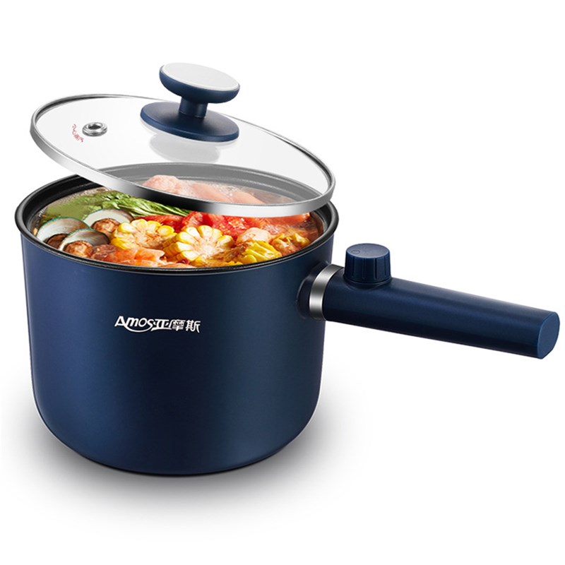 亚摩斯电煮锅小电锅学生宿舍泡面电火锅电热锅AS-EC15K