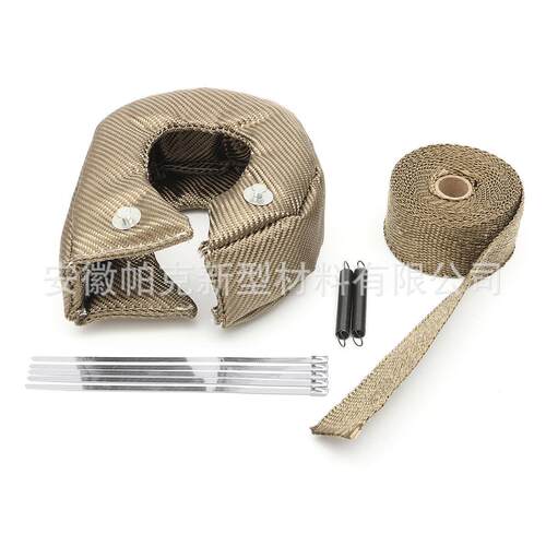 内外玄武岩耐高温防护罩阻燃td05增压器隔热保温棉T3涡轮罩夹克