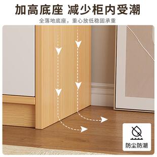 书架家用简约落地多层绘本架客厅玄关展示柜书房靠墙置物多用书柜