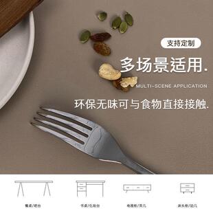桌垫纯色桌布硅胶防水防油防烫家用无味长方形简约茶几垫巾