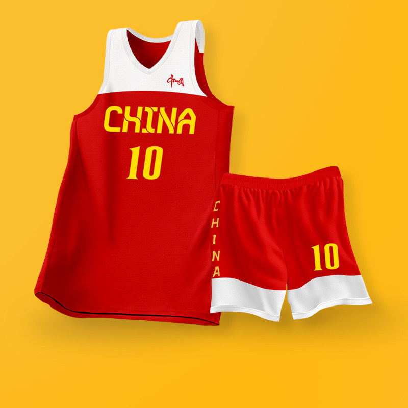 国家队篮球服套装男定制球衣比赛队服女训练运动背心儿童篮球服装