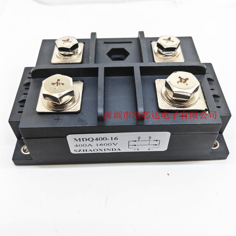 单相桥式整流桥模块MDQ400A1600V MDQ400-16/12/10 12V 24VDC