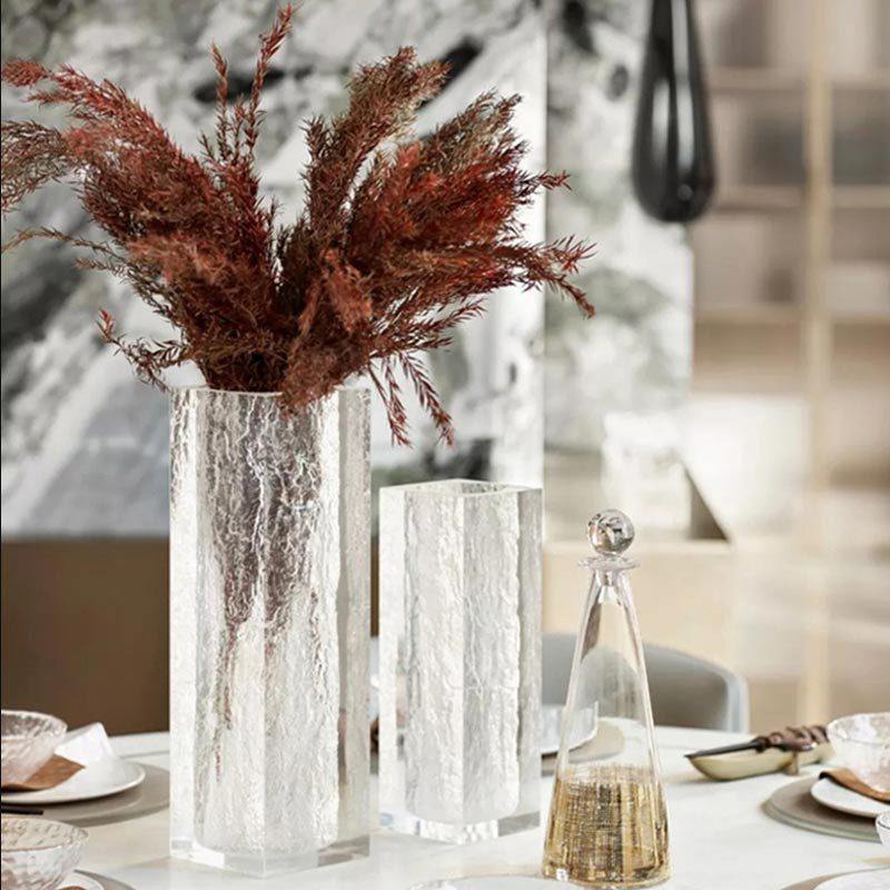 现代简约轻奢透明树脂花瓶三件套样板间客厅茶几玄关餐桌花器摆件,模玩/动漫/周边/娃圈三坑/桌游,文化/体育周边,淘宝优惠券,粉丝福利购,淘宝优惠卷