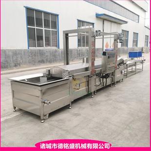 方集馓子生产设备 全自动大馓子油炸机流水线