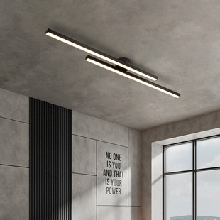 过道走廊灯北欧创意个性平行线条入户门厅灯现代简约led衣帽间灯
