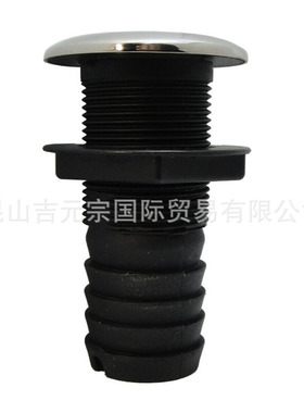 尼笼 1吋出水口 五金 SS316面蓋 黑色