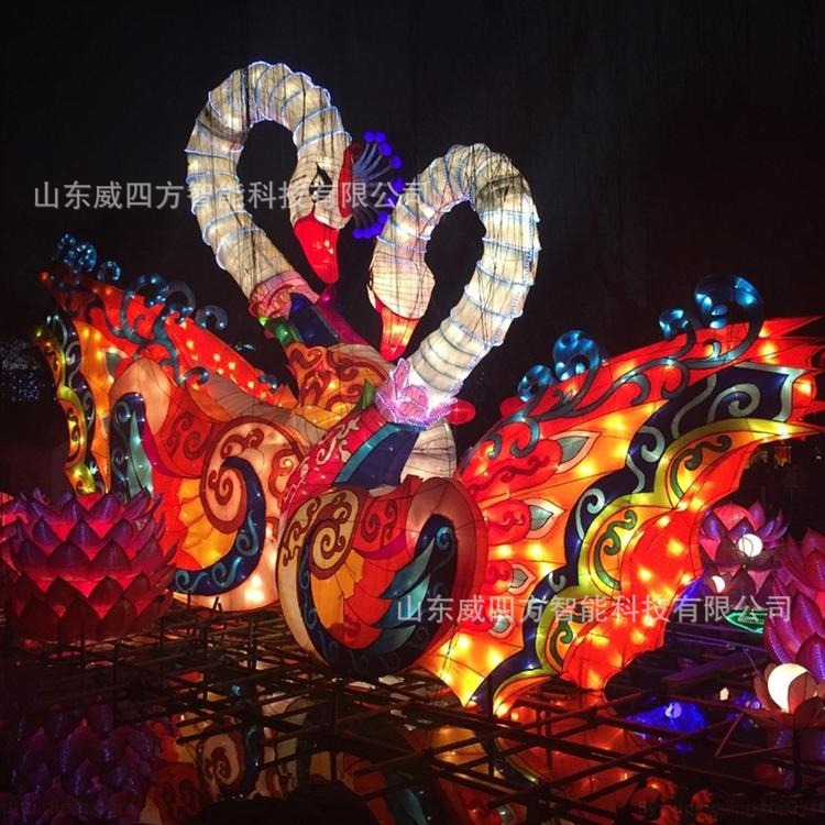 2021大型灯会财神中秋元宵民间led节日花灯宫灯春节彩灯厂家制作