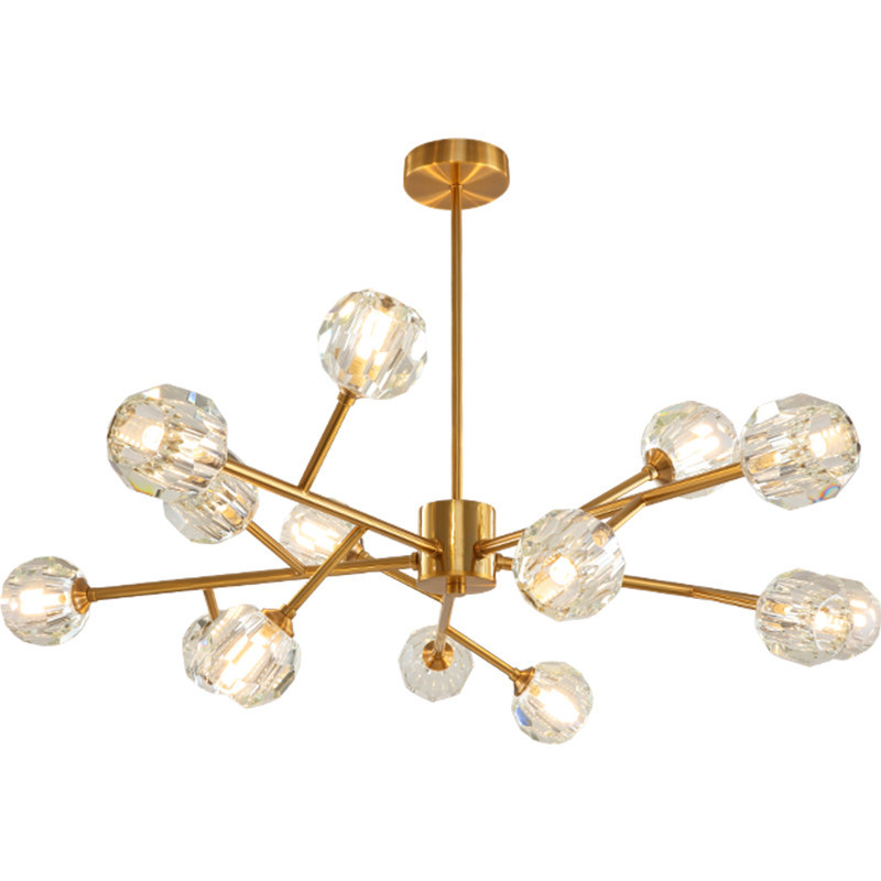 后现代吊灯简约大气北欧客厅餐厅卧室水晶灯具灯饰网红分子灯