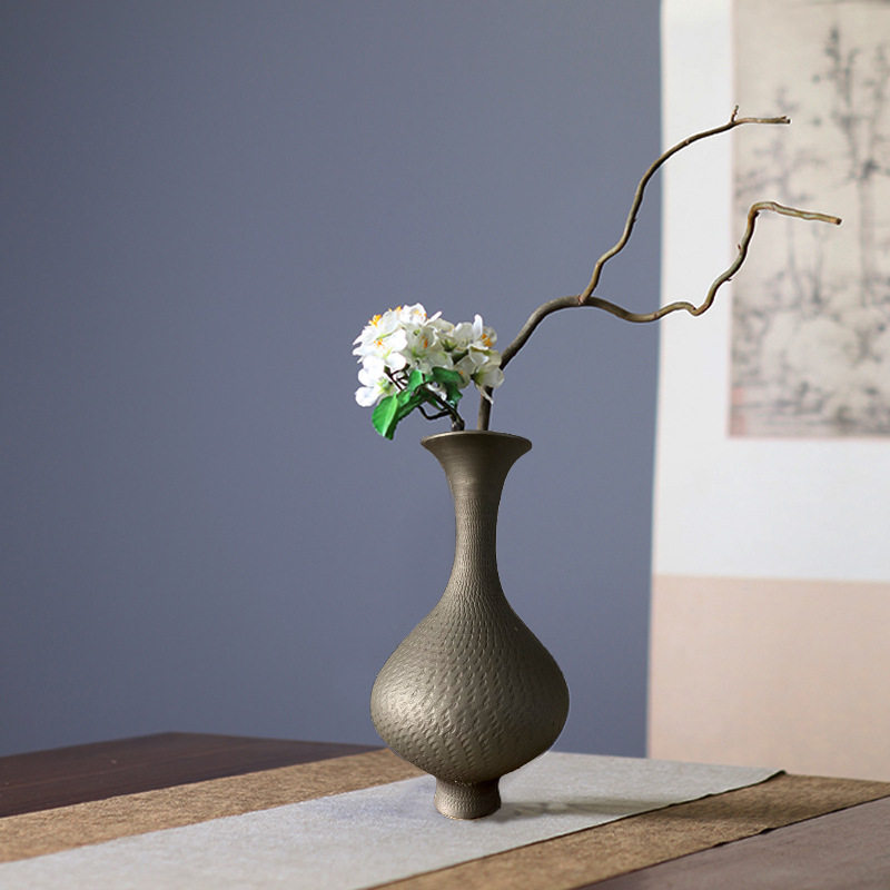 仿古陶瓷花瓶摆件客厅插花家居酒柜办公室桌面装饰品电视柜,模玩/动漫/周边/娃圈三坑/桌游,文化/体育周边,淘宝优惠券,粉丝福利购,淘宝优惠卷