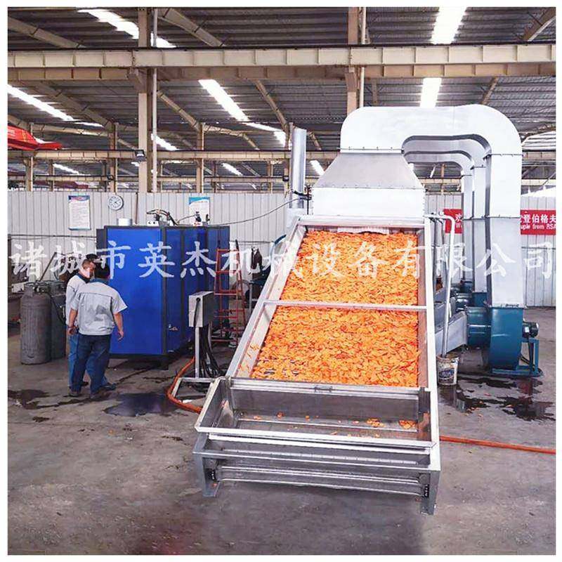 式带流中药材烘YJ-100干网机果蔬烘干水线大型不锈钢胡萝卜烘干干