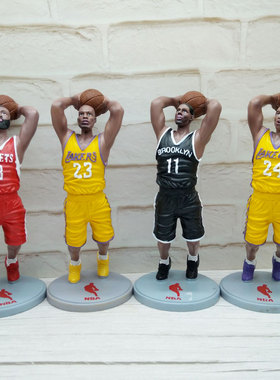 优选篮球摆件家居人物桌面生日球星礼物汽车创意明星公仔人偶nba