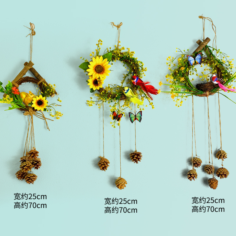 优选花环装饰墙上挂件墙壁壁挂客厅房间挂墙壁饰壁饰室内饰品创意