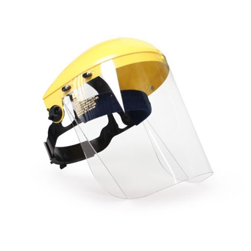 优选蓝鹰防护面屏打磨头戴PC透明防冲击防飞溅面罩抗冲击B1+FC48N