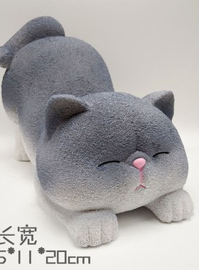 优选创意摆件家居饰品客厅桌面猫咪欧式房间布置装饰品摆设节日礼